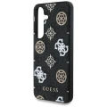 Etui Guess 4G Printed Colored Peony Pattern MagSafe do Samsung Galaxy S25 czarny
