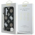 Etui Guess 4G Printed Colored Peony Pattern MagSafe do Samsung Galaxy S25 czarny