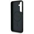 Etui Guess 4G Round Patch Classic Logo MagSafe do Samsung Galaxy S25 brązowy