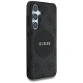 Etui Guess 4G Round Patch Classic Logo MagSafe do Samsung Galaxy S25 czarny