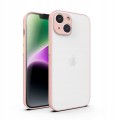 ETUI DO IPHONE 15 MATOWE CASE – OCHRONA APARATU I WZMOCNIONA OSŁONA, RÓŻOWY