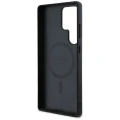 Etui Guess 4G Round Patch Classic Logo MagSafe do Samsung Galaxy S25 Ultra różowy