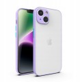 ETUI DO IPHONE 15 MATOWE CASE – OCHRONA APARATU I WZMOCNIONA OSŁONA, FIOLETOWY