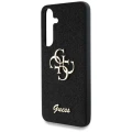 Etui Guess Fixed Glitter Big 4G Metal Logo do Samsung Galaxy S25 czarny