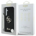 Etui Guess Fixed Glitter Big 4G Metal Logo do Samsung Galaxy S25 czarny