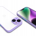 ETUI DO IPHONE 15 MATOWE CASE – OCHRONA APARATU I WZMOCNIONA OSŁONA, FIOLETOWY