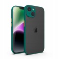 ETUI DO IPHONE 15 MATOWE CASE – OCHRONA APARATU I WZMOCNIONA OSŁONA, ZIELONY