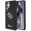 Etui Guess Fixed Glitter Big 4G Metal Logo do Samsung Galaxy S25 Ultra czarny