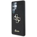 Etui Guess Fixed Glitter Big 4G Metal Logo do Samsung Galaxy S25 Ultra czarny