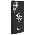 Etui Guess Fixed Glitter Big 4G Metal Logo do Samsung Galaxy S25 Ultra czarny