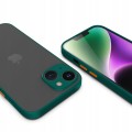 ETUI DO IPHONE 15 MATOWE CASE – OCHRONA APARATU I WZMOCNIONA OSŁONA, ZIELONY
