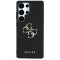 Etui Guess Grained Big 4G Logo Small Classic Logo do Samsung Galaxy S25 Ultra czarny