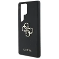 Etui Guess Grained Big 4G Logo Small Classic Logo do Samsung Galaxy S25 Ultra czarny