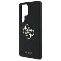 Etui Guess Silicone Big 4G Logo Bottom Script na Samsung Galaxy S25 Ultra - czarne