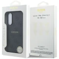 Etui Guess 4G Ring Classic Logo MagSafe na Samsung Galaxy S25 Edge - czarne