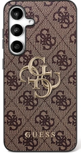 Etui Guess Big 4G Classic Logo na Samsung Galaxy S25 FE - brązowe