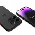 ETUI DO IPHONE 15 PRO MATOWE CASE – OCHRONA APARATU I WZMOCNIONA OSŁONA, CZARNY