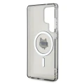 Etui Karl Lagerfeld Button Choupette Head Printed Logo MagSafe Samsung Galaxy S25 Ultra czarny