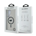 Etui Karl Lagerfeld Button Choupette Head Printed Logo MagSafe Samsung Galaxy S25 Ultra czarny
