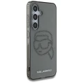 Etui Karl Lagerfeld Rhinestones Karl Head Logo Samsung Galaxy S25 czarny