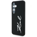 Etui Karl Lagerfeld Silicone Metal Signature Logo Samsung Galaxy S25 czarny