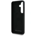 Etui Karl Lagerfeld Silicone Metal Signature Logo Samsung Galaxy S25 czarny