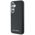 Etui Karl Lagerfeld Saffiano Full Wrapped Elongated Metal Logo MagSafe na Samsung Galaxy S25 - czarne