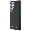 Etui Karl Lagerfeld Saffiano Full Wrapped Elongated Metal Logo MagSafe na Samsung Galaxy S25 Ultra - czarne
