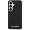 Etui Karl Lagerfeld Saffiano Full Wrapped Elongated Metal Logo MagSafe na Samsung Galaxy S25+ - czarne