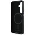 Etui Karl Lagerfeld Saffiano Full Wrapped Elongated Metal Logo MagSafe na Samsung Galaxy S25+ - czarne