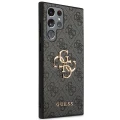 Etui Guess 4G Big Metal Logo na Samsung Galaxy S24 Ultra - czarne