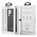 Etui Guess 4G Metal Gold Logo na Samsung Galaxy S24 Ultra - czarne