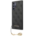 Etui Guess 4G Charms Collection na Samsung Galaxy S24 Ultra - czarne