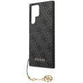 Etui Guess 4G Charms Collection na Samsung Galaxy S24 Ultra - czarne