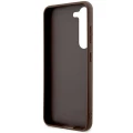 Etui Guess 4G Stripe Collection na Samsung Galaxy S24+ - brązowe