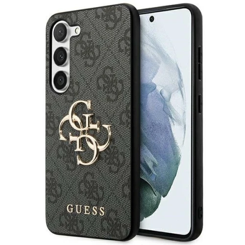 Etui Guess 4G Big Metal Logo na Samsung Galaxy S24 - czarne