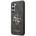 Etui Guess 4G Big Metal Logo na Samsung Galaxy S24 - czarne