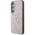 Etui Guess 4G Big Metal Logo na Samsung Galaxy S24 - różowe