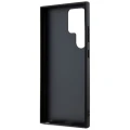 Etui Guess Grip Stand 4G Triangle Strass na Samsung Galaxy S24 Ultra - brązowe