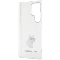 Etui Karl Lagerfeld IML Choupette na Samsung Galaxy S24 Ultra - przezroczyste