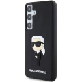 Etui Karl Lagerfeld 3D Rubber Ikonik na Samsung Galaxy S24+ - czarne