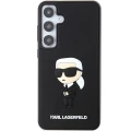 Etui Karl Lagerfeld 3D Rubber Ikonik na Samsung Galaxy S24+ - czarne