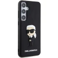 Etui Karl Lagerfeld 3D Rubber Ikonik na Samsung Galaxy S24+ - czarne