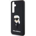 Etui Karl Lagerfeld 3D Rubber Ikonik na Samsung Galaxy S24+ - czarne