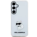 Etui Karl Lagerfeld IML Choupette na Samsung Galaxy S24 - przezroczyste