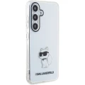 Etui Karl Lagerfeld IML Choupette na Samsung Galaxy S24 - przezroczyste