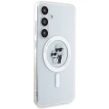 Etui Karl Lagerfeld IML Karl&Choupette MagSafe na Samsung Galaxy S24 - przezroczyste