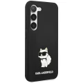 Etui Karl Lagerfeld Silicone Choupette na Samsung Galaxy S24 - czarne