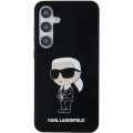 Etui Karl Lagerfeld Silicone Ikonik na Samsung Galaxy S24 - czarne