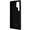 Etui Karl Lagerfeld Silicone Karl&Choupette Metal Pin na Samsung Galaxy S24 Ultra - czarne